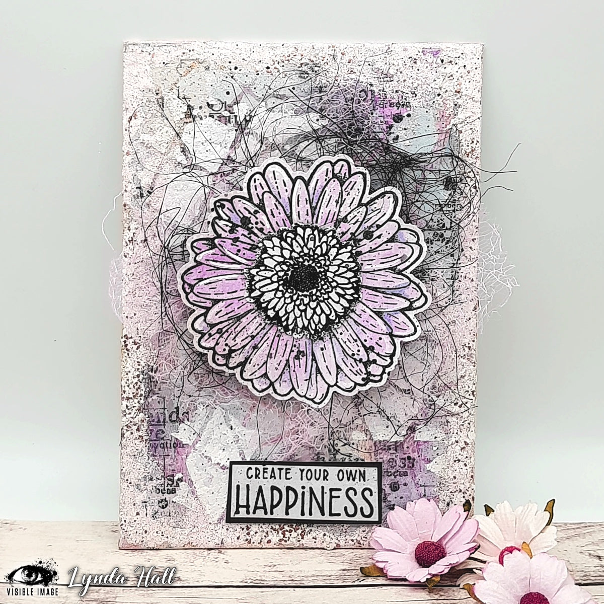 Visible Image Create Happiness - A6 Stamp Set
