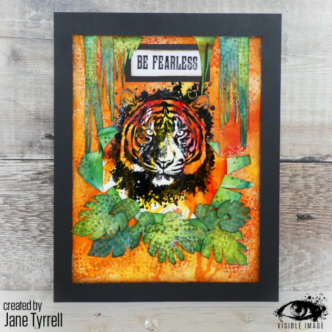 Visible Image Fearless Tiger - A6 Stamp Set