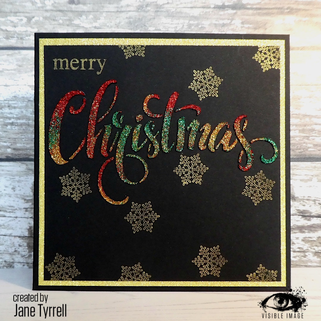 Visible Image Iconic Christmas Stencil - 6 x 6