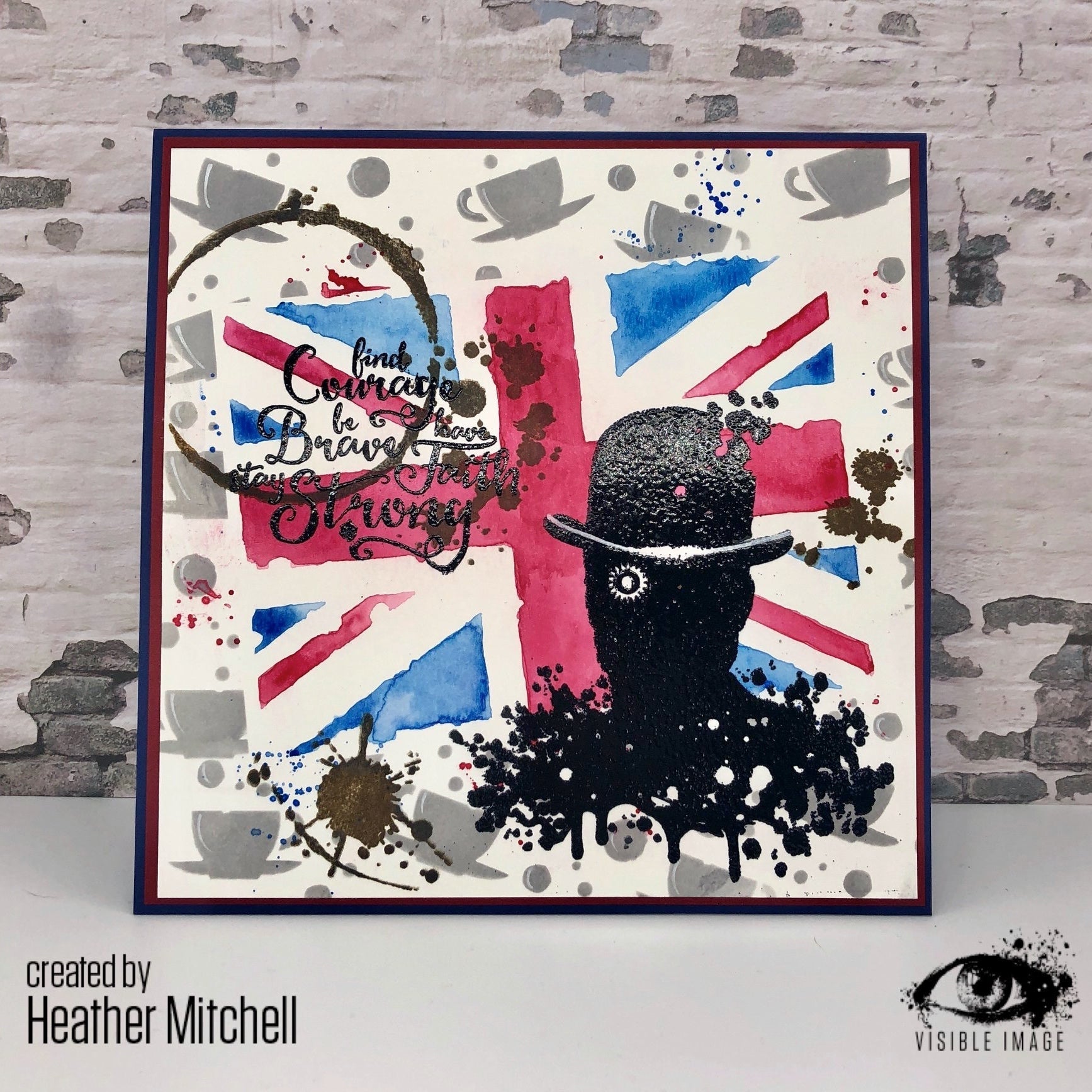 Visible Image Ink Splats - A6 Stamp Set