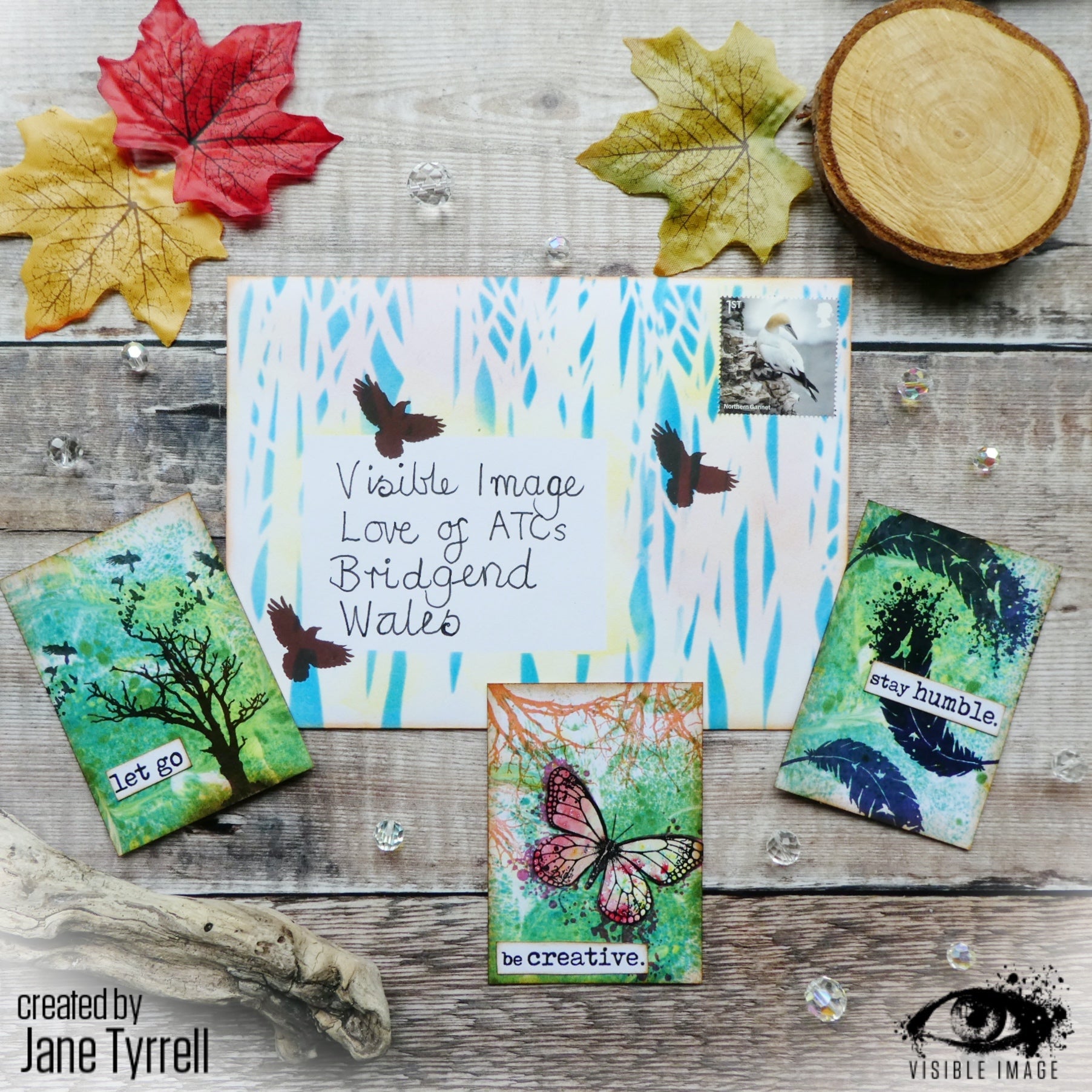 Visible Image Love of ATCs - A6 Stamp Set