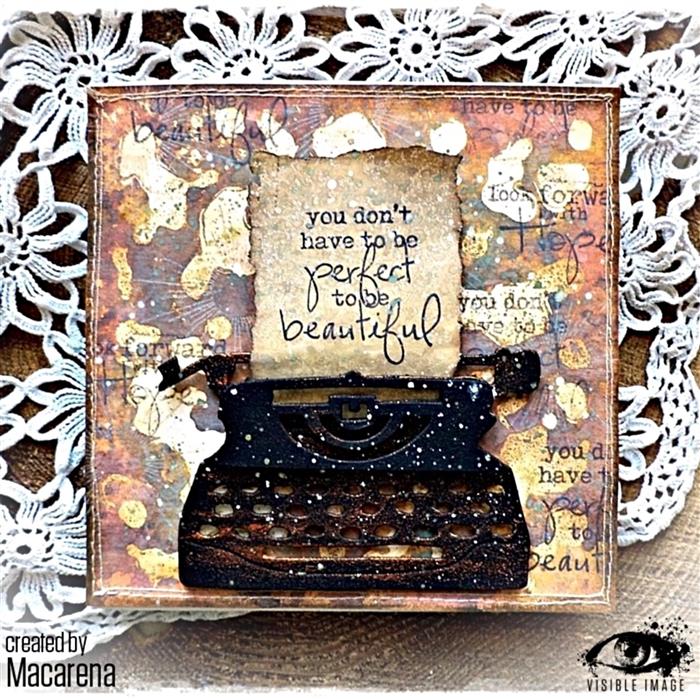 Visible Image Lava Stencil - 6 x 6