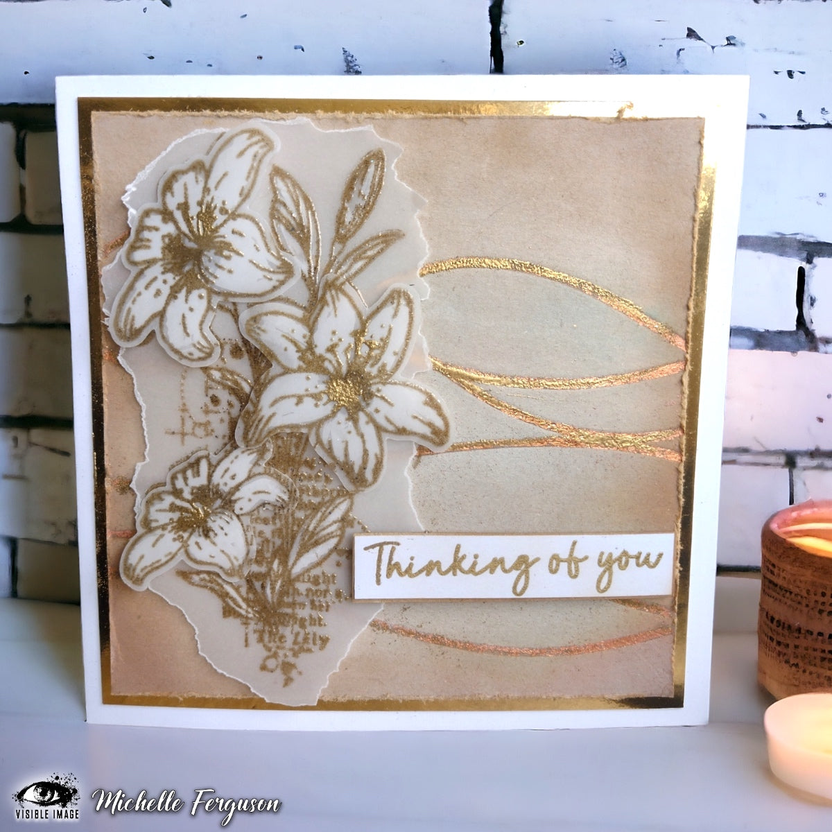 Visible Image Lilies With Love Co-ordinating Dies