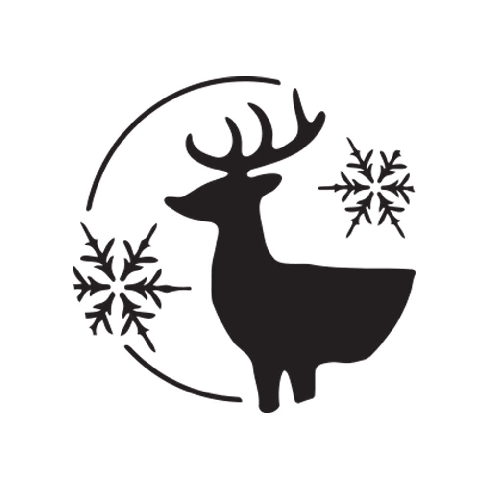 Set 6 Decorative Seals Design For Art And Craft Diam 2.5cm Christmas