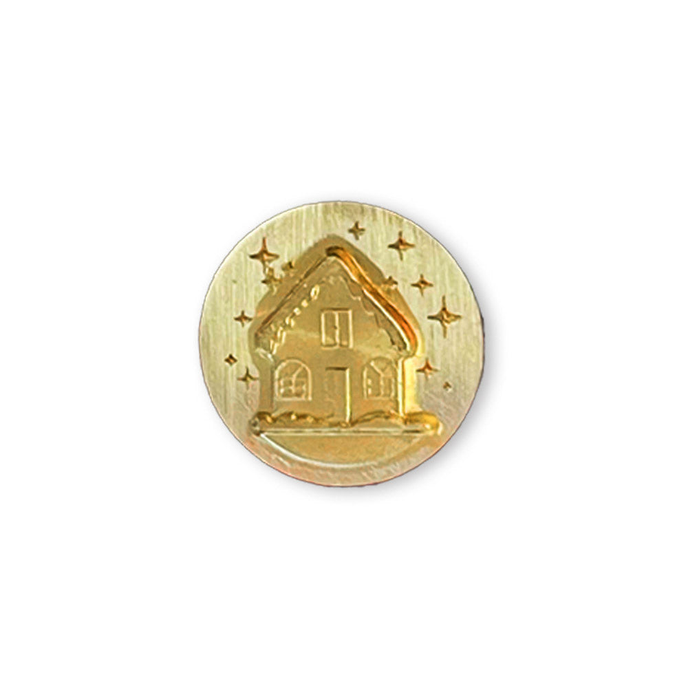 Set 6 Decorative Seals Design For Art And Craft Diam 2.5cm Christmas