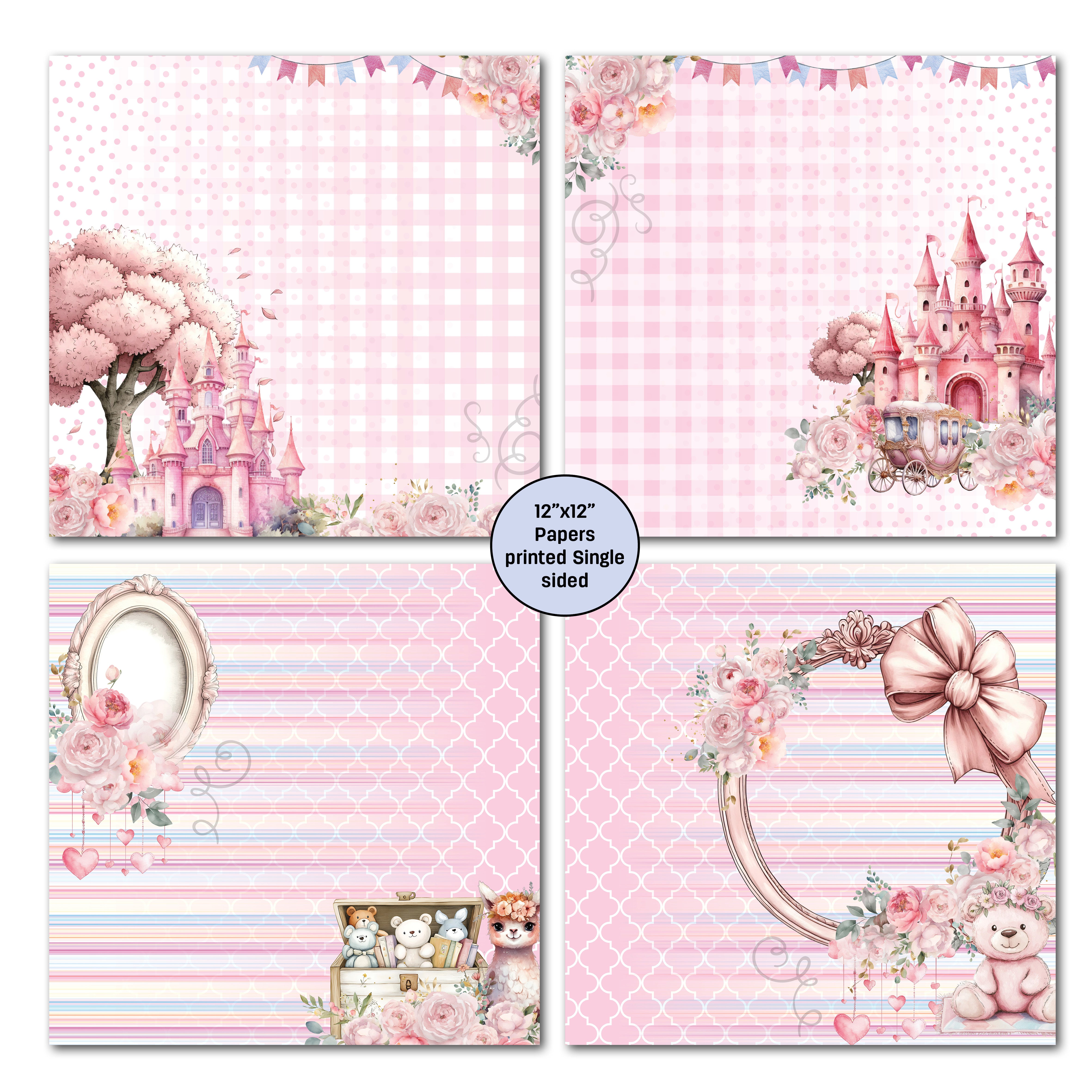 3Quarter Designs Rose Nursery Mini 12x12 Collection