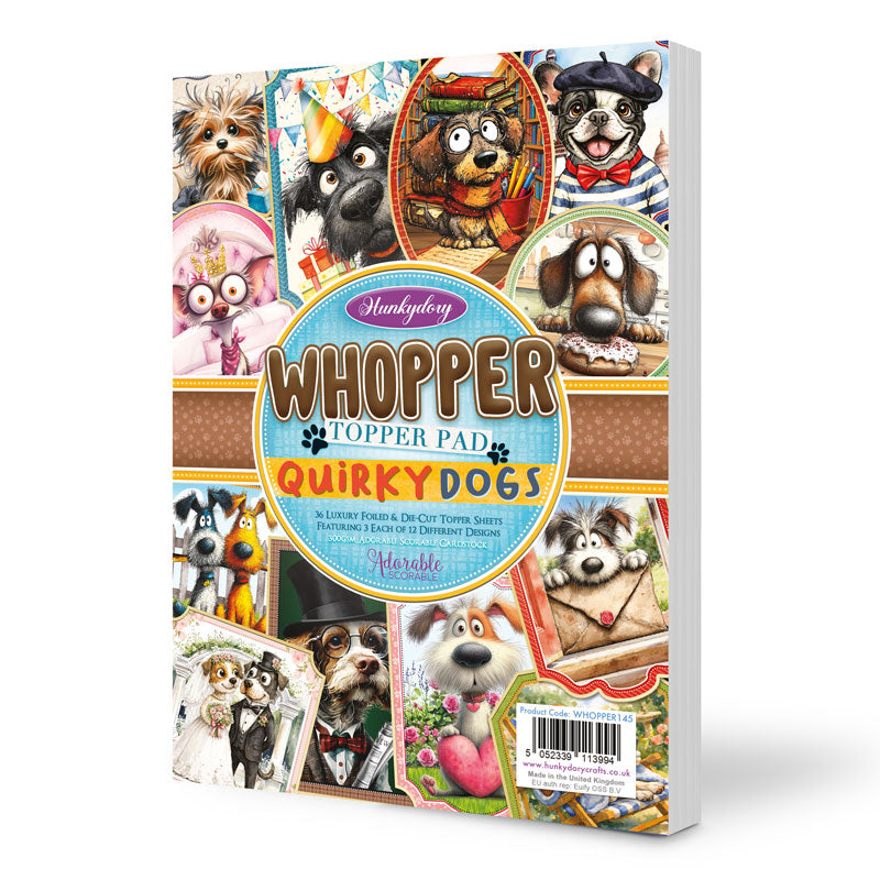Whopper Topper Pad - Quirky Dogs
