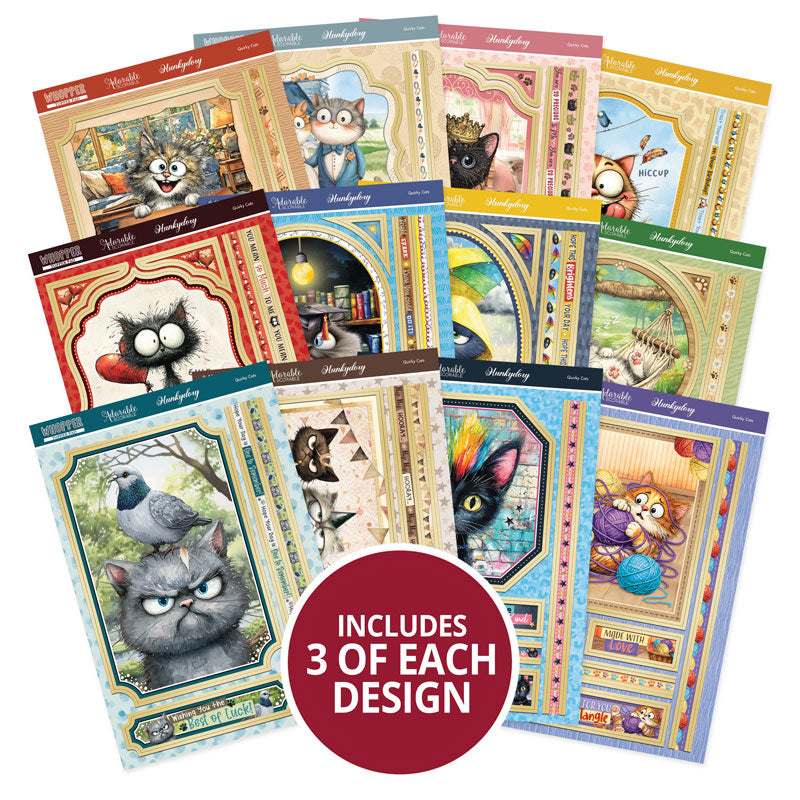 Whopper Topper Pad - Quirky Cats