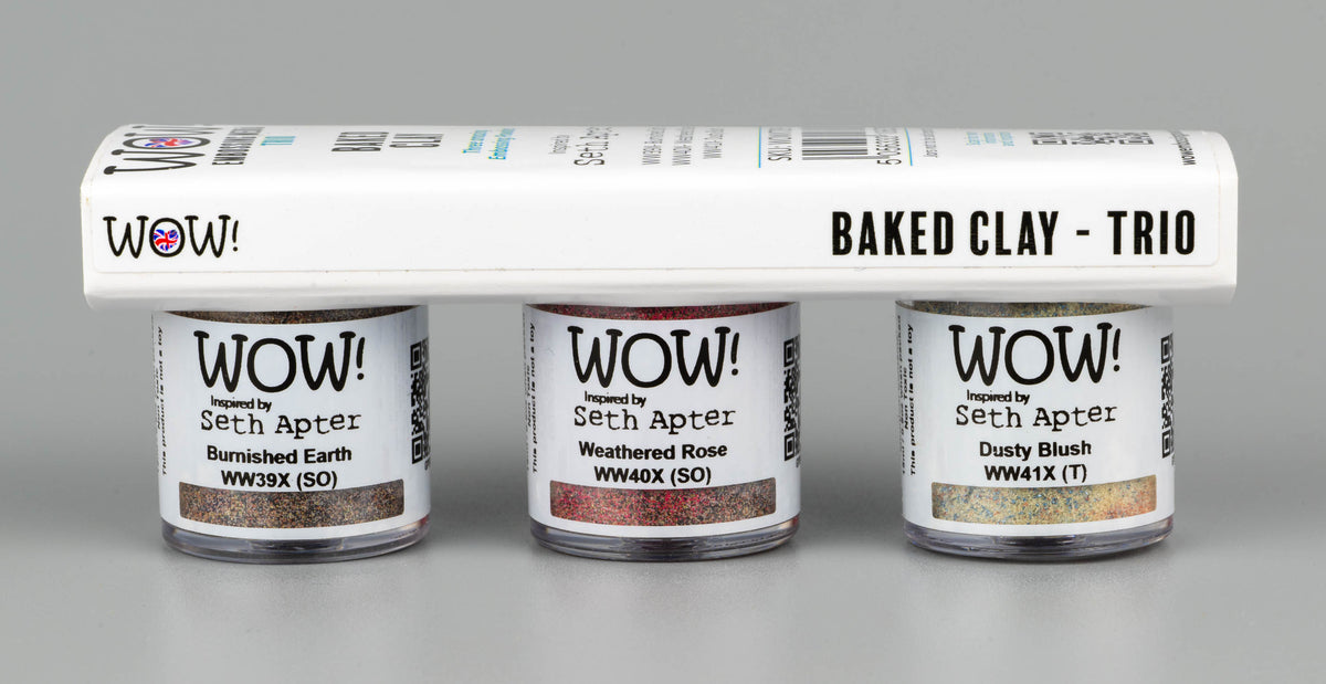 WOW! Embossing Powder - Trio Baked Clay *Seth Apter*