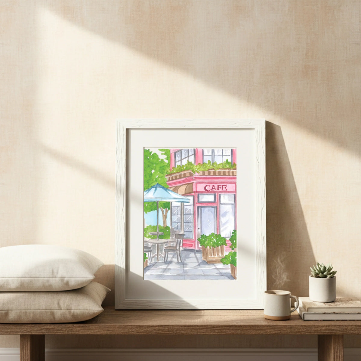 Willow Wolfe - Watercolor Workbook: Cozy Cafes by Willow & Nya Wolfe