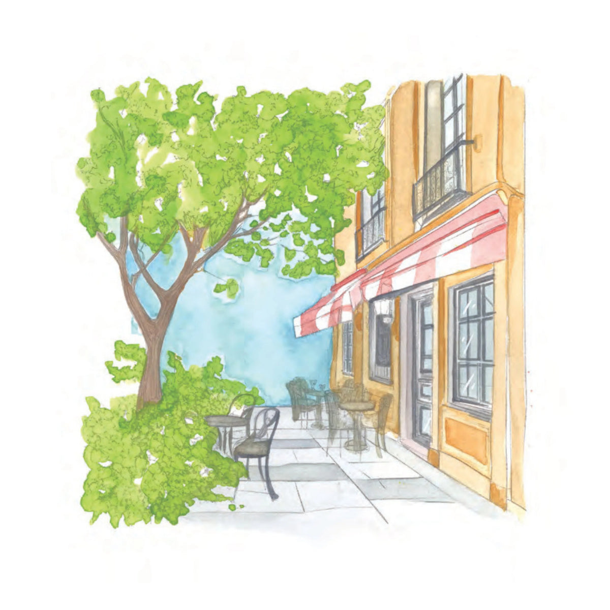 Willow Wolfe - Watercolor Workbook: Cozy Cafes by Willow & Nya Wolfe
