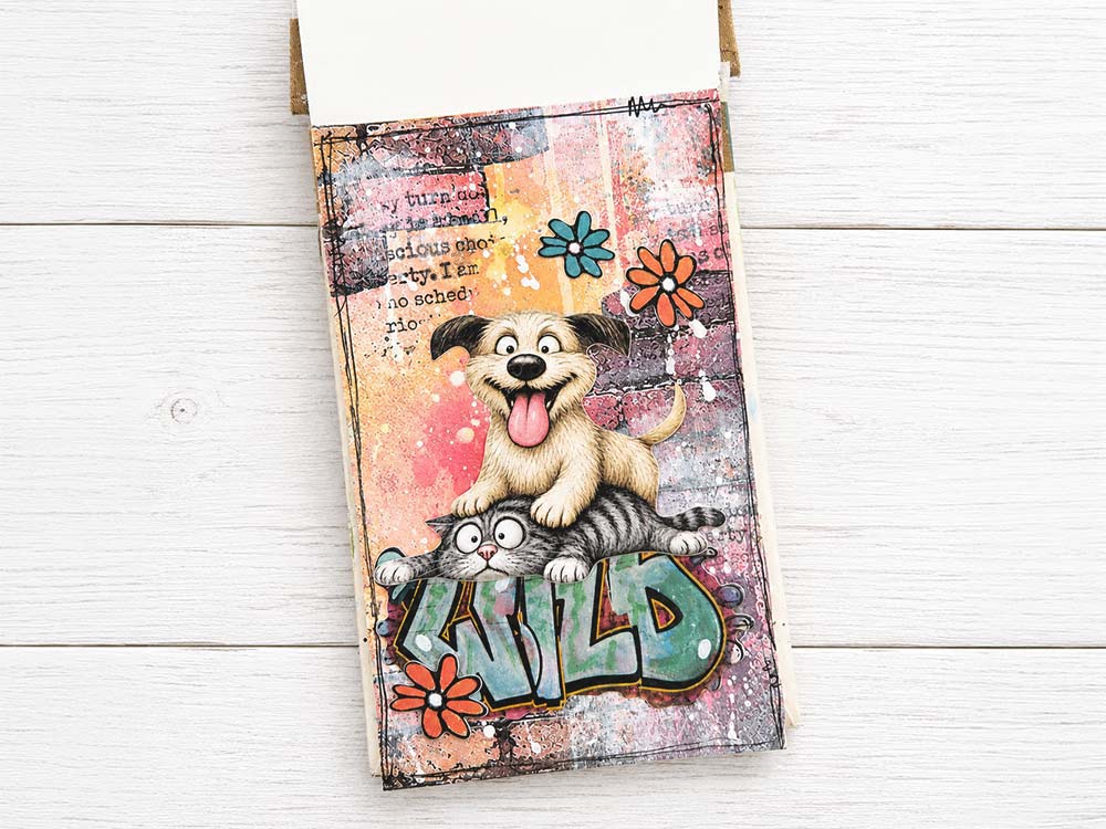 Art Journaling Selection Large - Furry Friends 2
