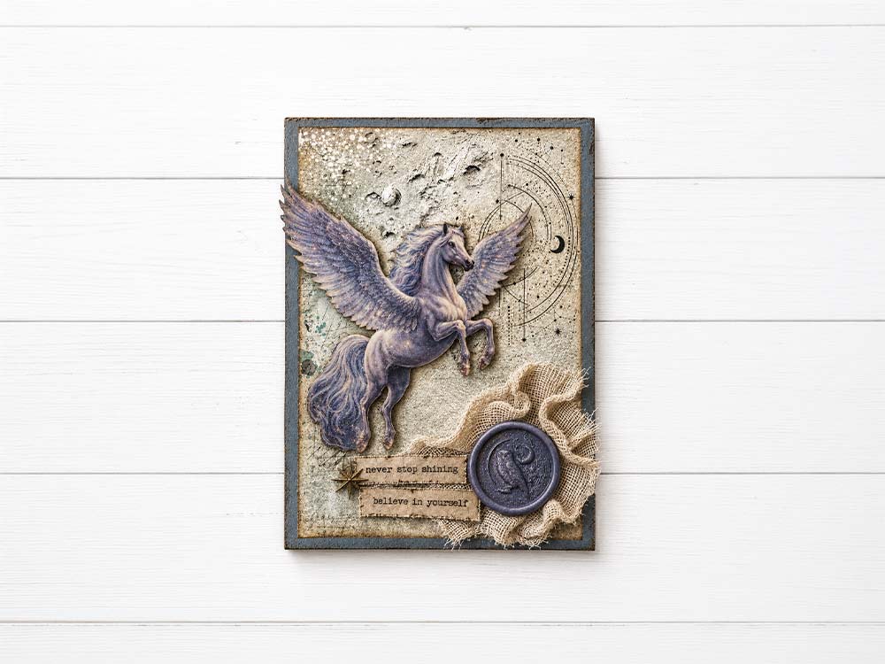Printed Art Junk Journal: Stickers, Cut-Outs, Backgrounds For Art And Craft - Cosmos