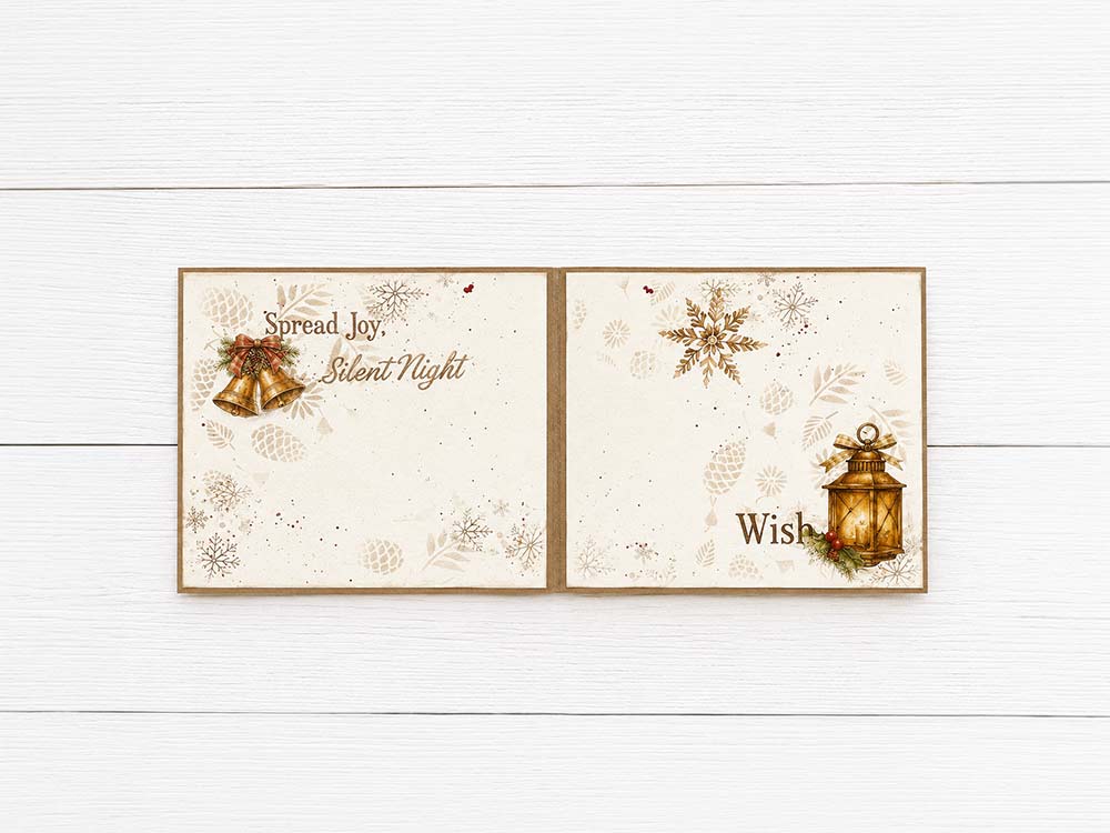 Printed Decorative Rub-On Selection For Art And Craft cm 20.5x23 - Silent Night