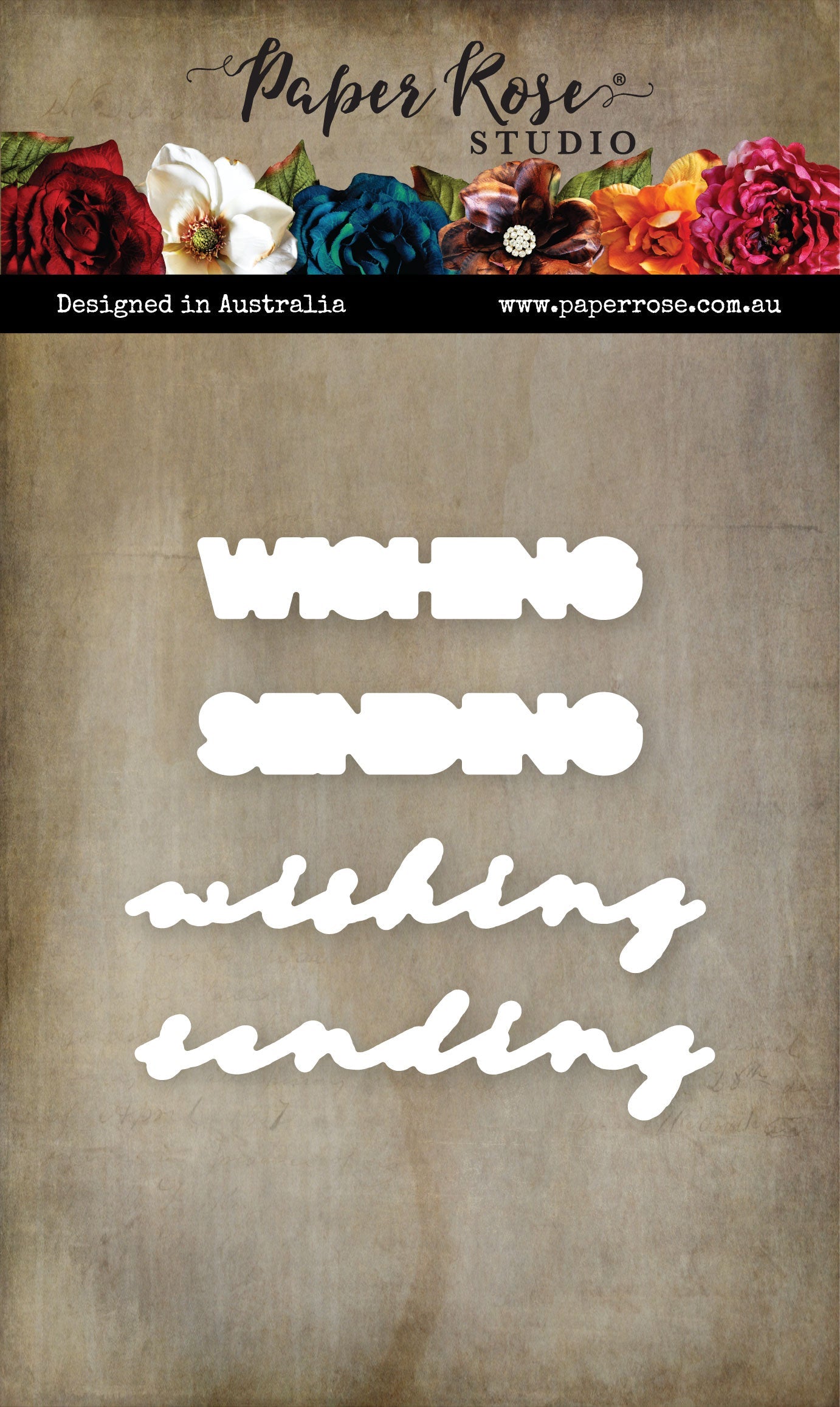 Wishing & Sending Sentiments Metal Die 34398