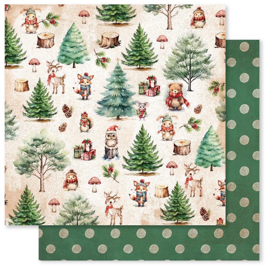 Woodland Christmas 12x12 Paper Collection 33042