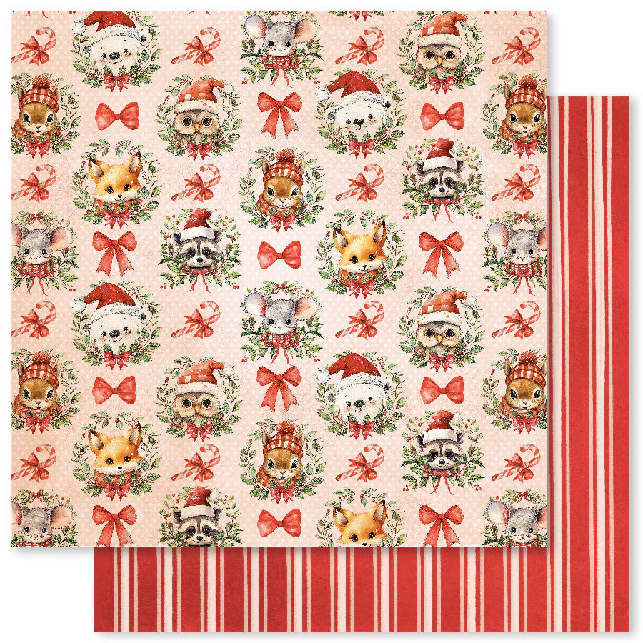 Woodland Christmas E 12x12 Paper (12pc Bulk Pack) 33057