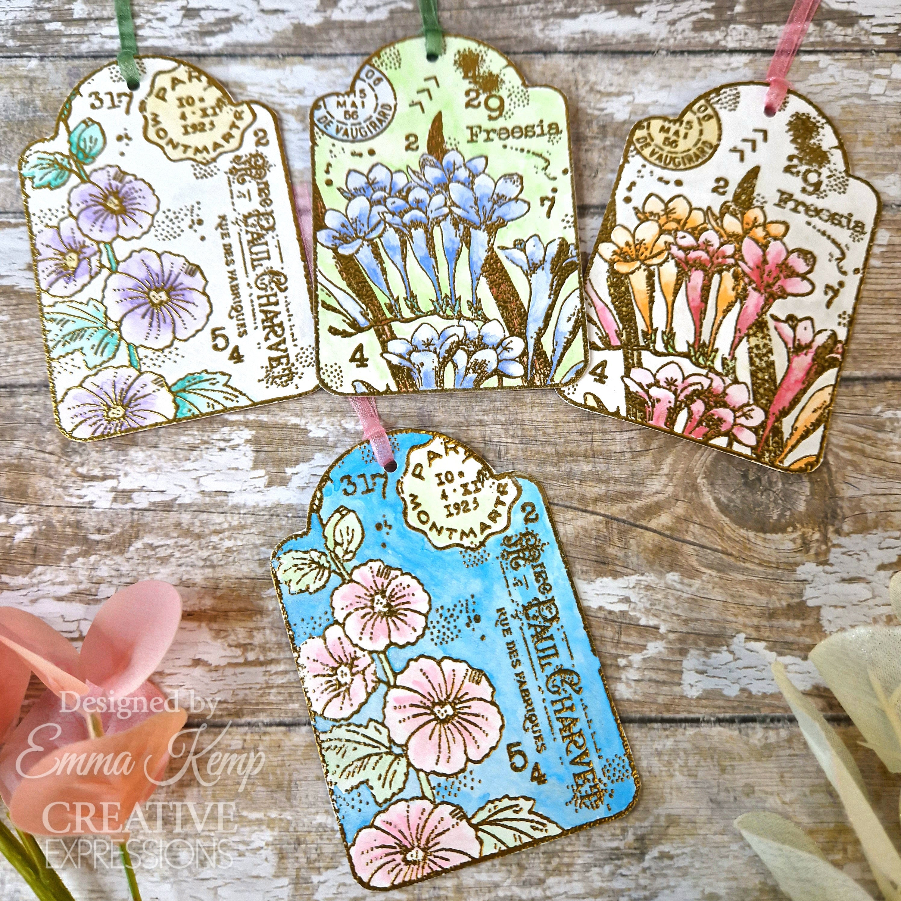 Woodware Clear Singles Garden Tags 6 in x 8 in Stamp