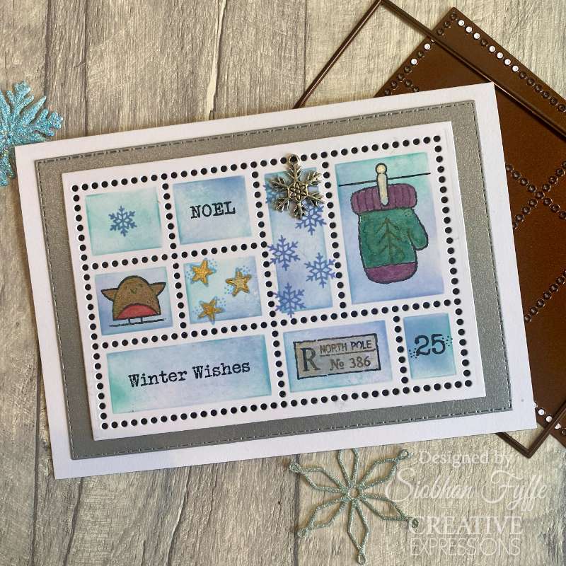 Woodware Clear Singles Tree Wishes 3 in x 4 in stamp Set