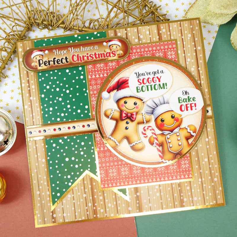 Christmas Crackers Topper Sheet - Festive Food