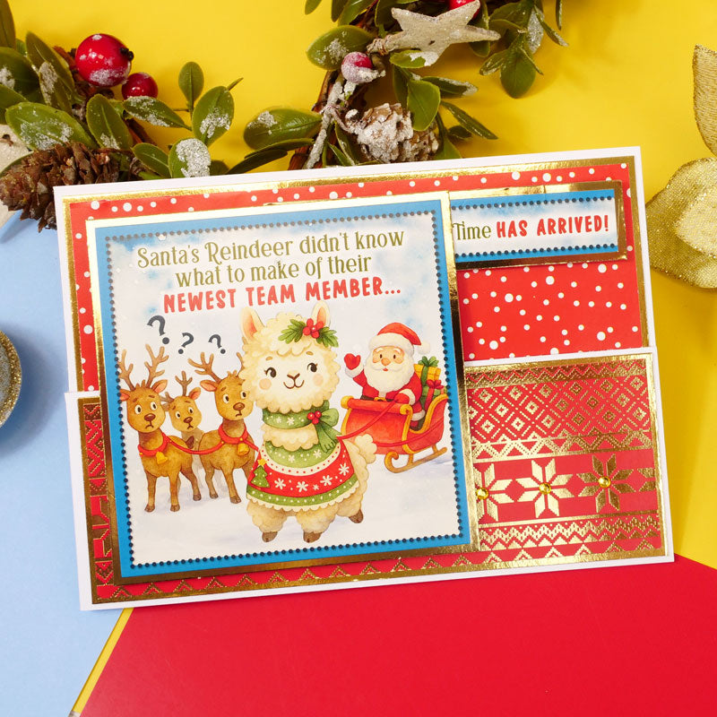 Christmas Crackers Topper Sheet - Santa Season