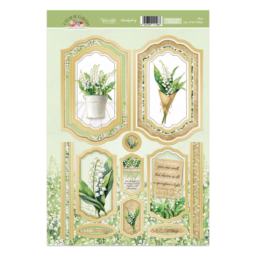 May - Lily of the Valley Luxury Topper Sheet