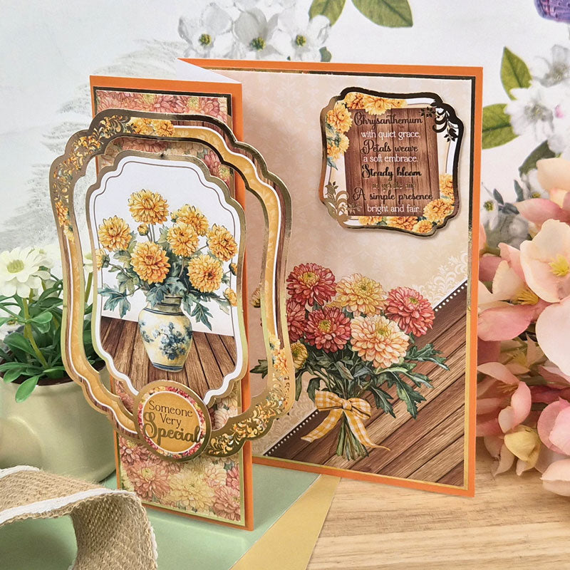 November - Chrysanthemum Luxury Topper Sheet
