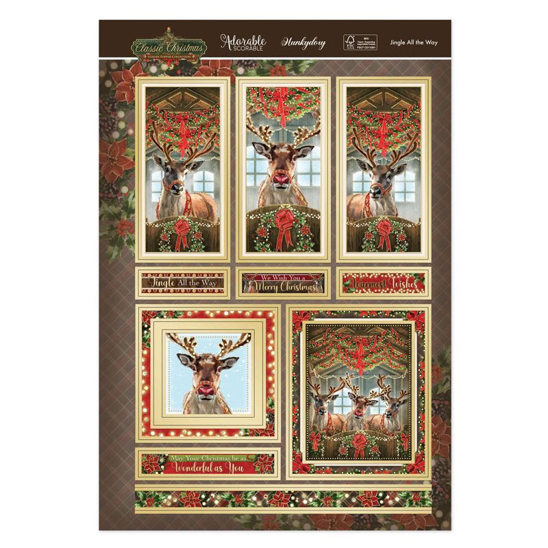 Jingle All the Way Luxury Topper Set
