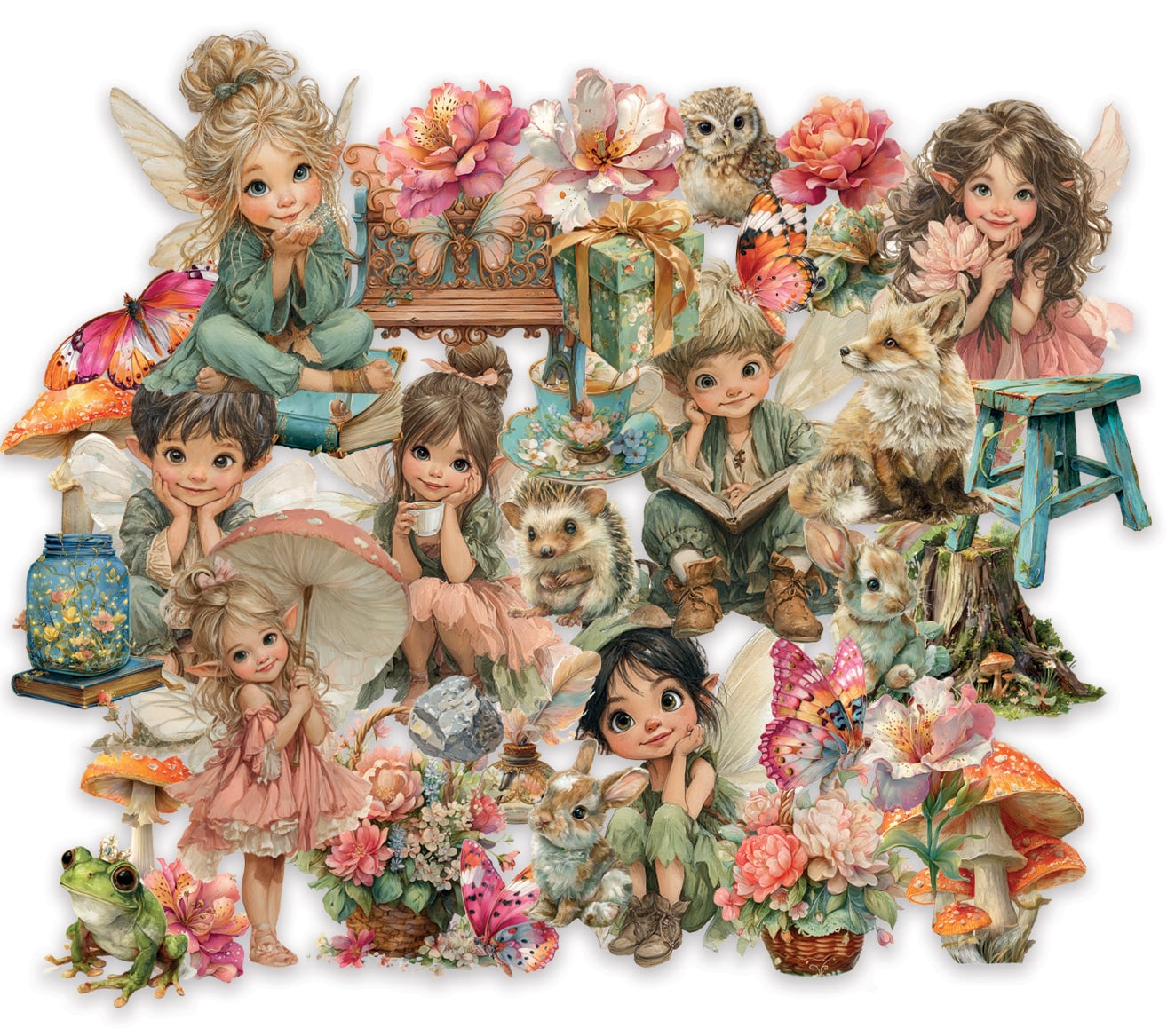 Creatief Art - Die-Cuts - Whispering Forest - 37 pieces