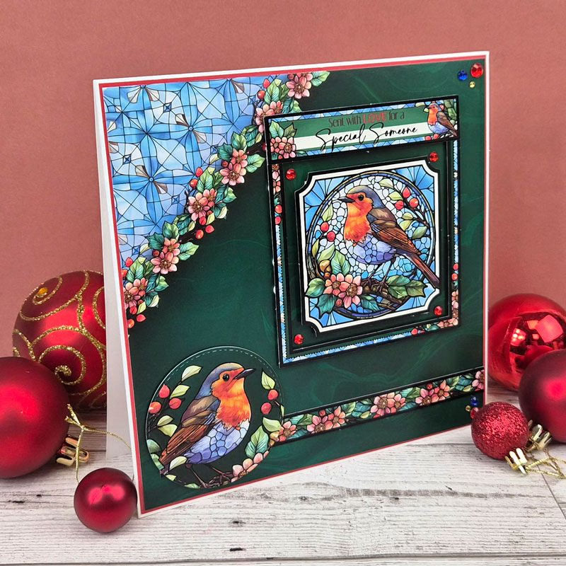 Deluxe Craft Pads - Stained Glass Christmas