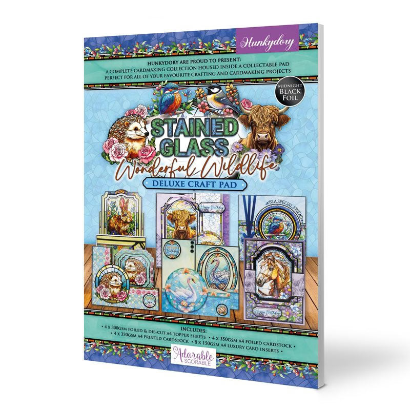 Deluxe Craft Pads - Stained Glass Wonderful Wildlife