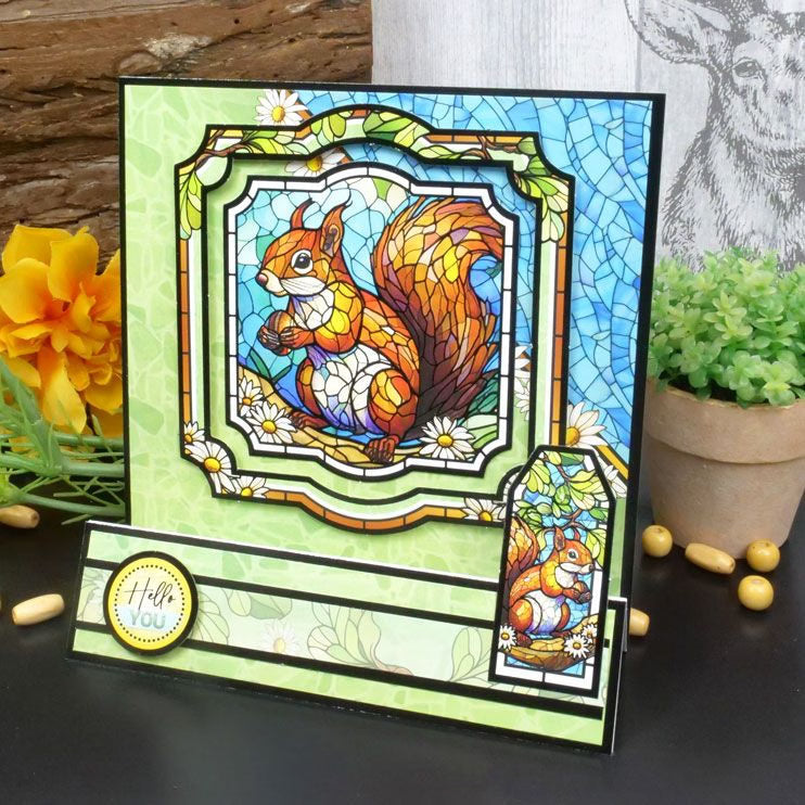 Deluxe Craft Pads - Stained Glass Wonderful Wildlife