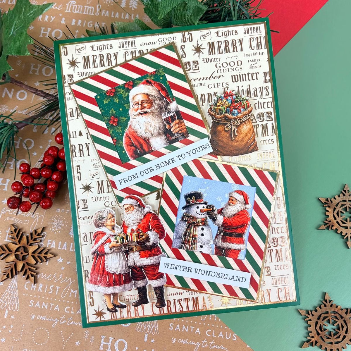 Delightful Die-Cuts - Celebrate with Santa