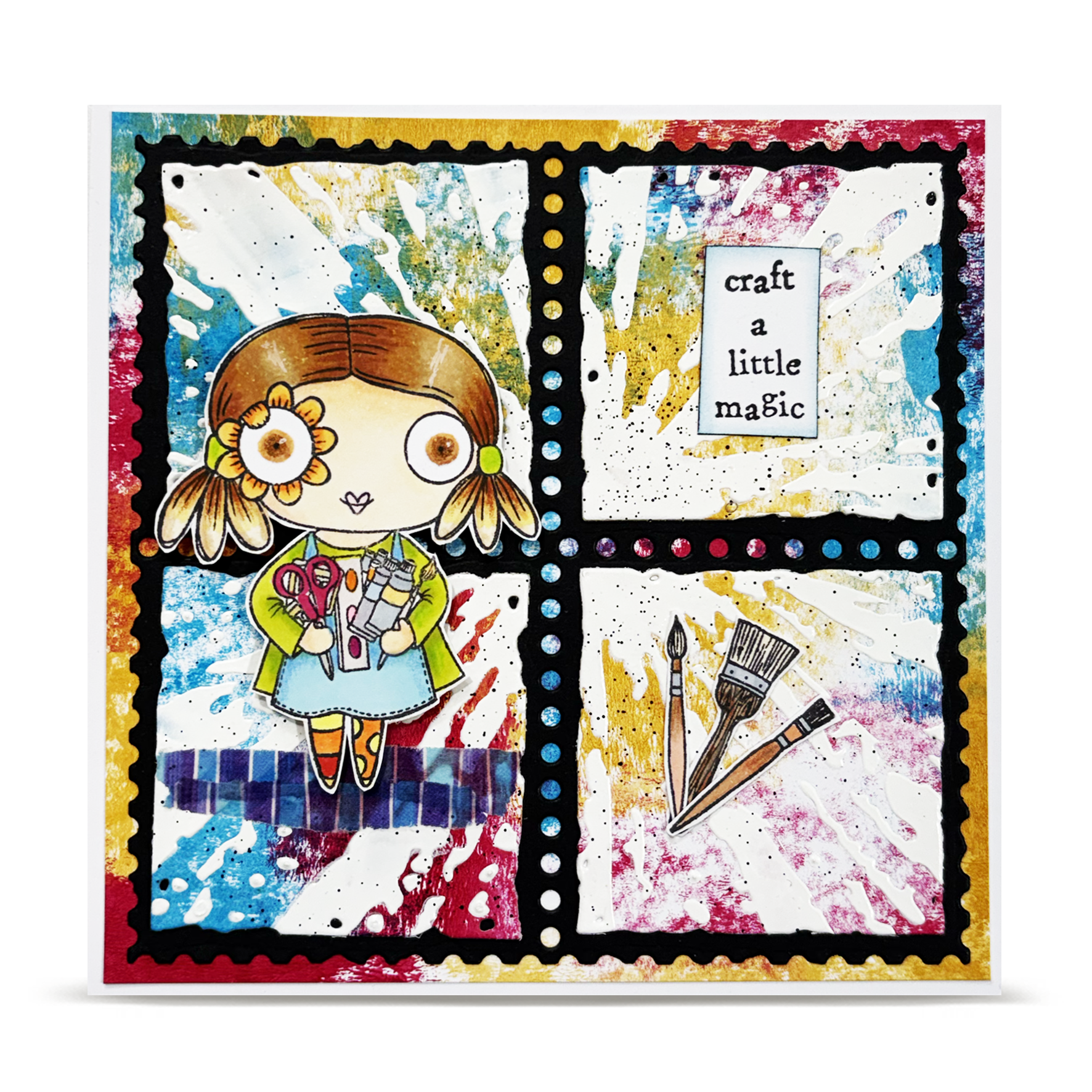 AALL and Create - Die-Cutting Die Set - Splintered Tiles