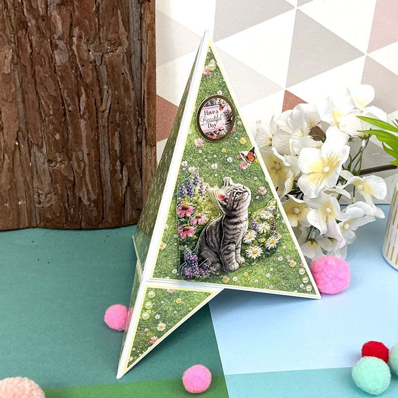 Ginger Tabby & Grey Tabby Decoupage Topper Sheet