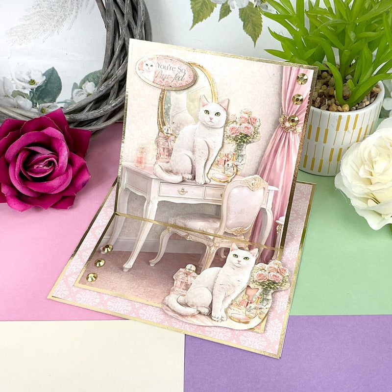 Russian Blue & Russian White Decoupage Topper Sheet