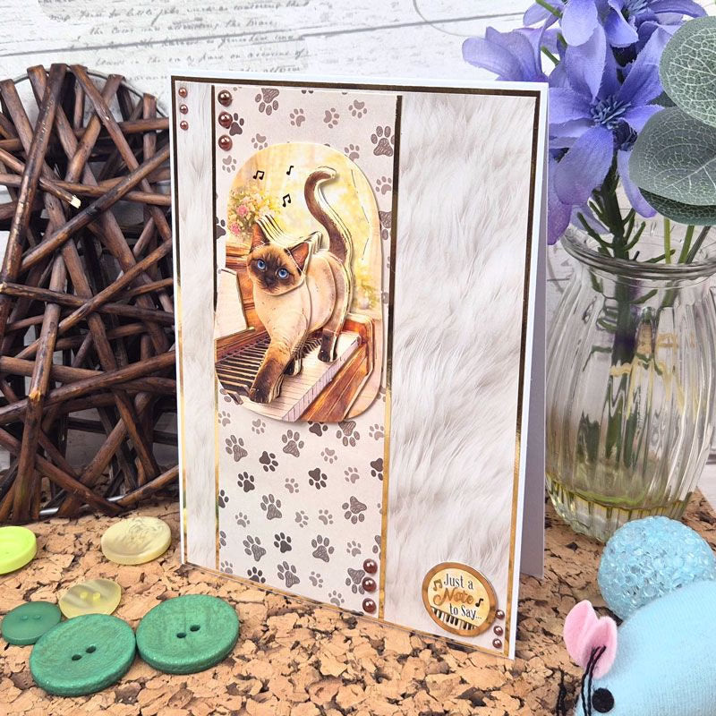 Siamese & Ragdoll Decoupage Topper Sheet