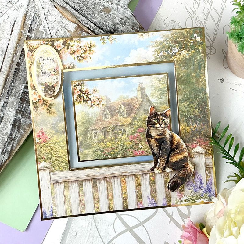 Bengal & Tortoiseshell Decoupage Topper Sheet