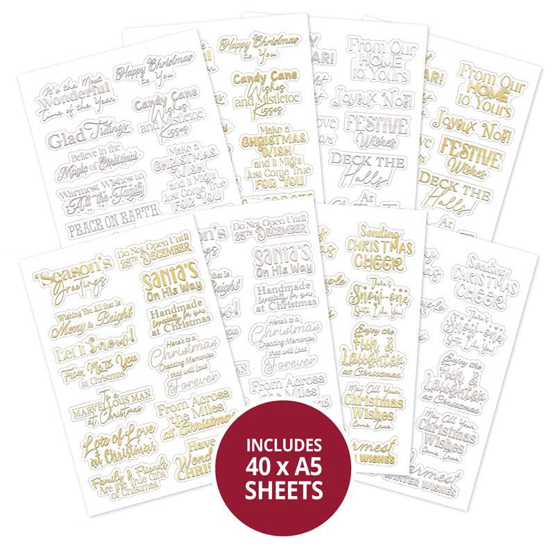 The Big Book of Ink Me! Festive Shaped Sentiments