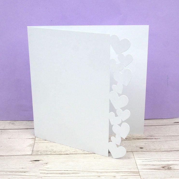 Fancy-Edge Blanks - Hearts Edge