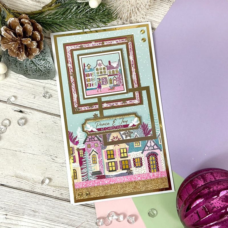 Christmas Village Luxury Topper Set