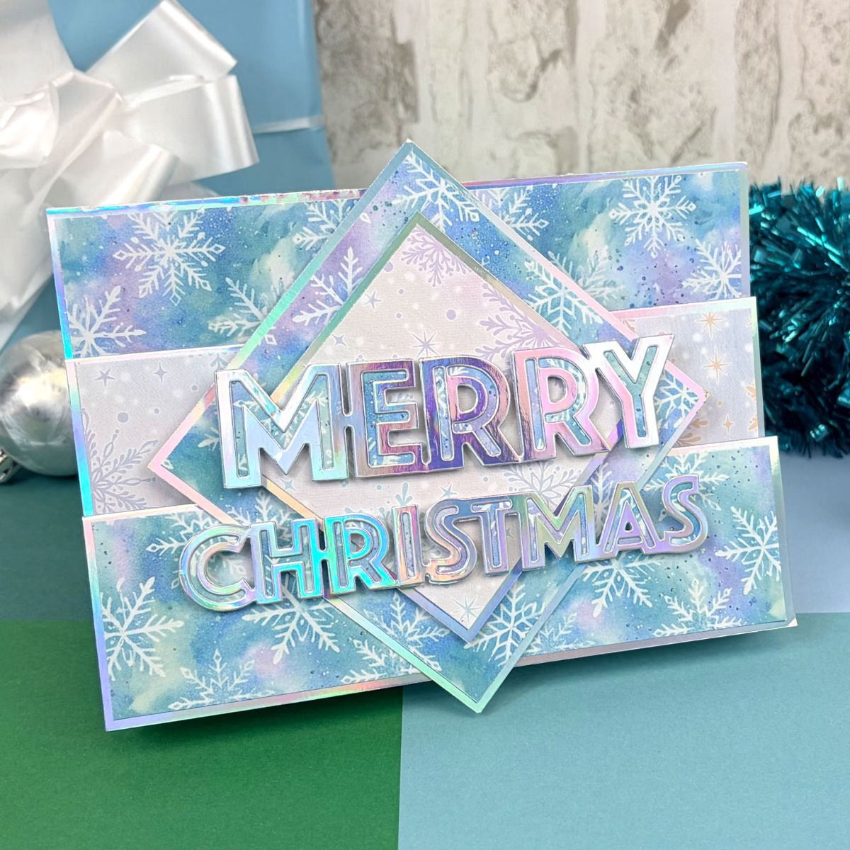 Hunkydory Essential Selection Paper Pad - Pastel Snowflakes