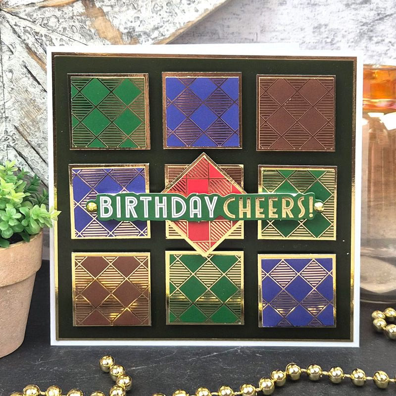 Fancy Foiled Paper Pad - Rich Gold