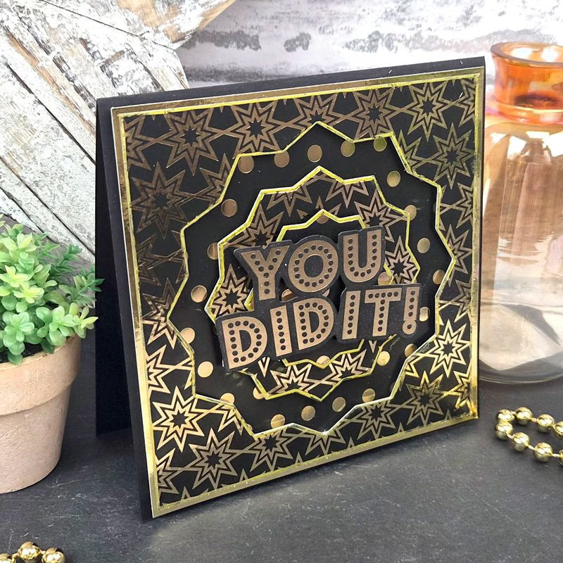 Fancy Foiled Paper Pad - Rich Gold