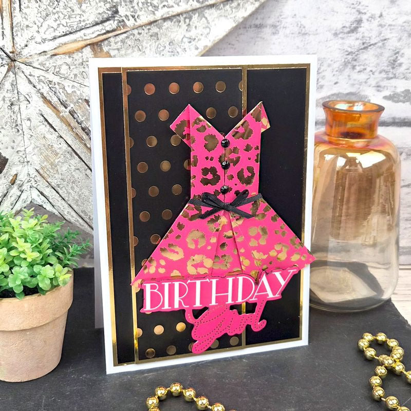 Fancy Foiled Paper Pad - Rich Gold