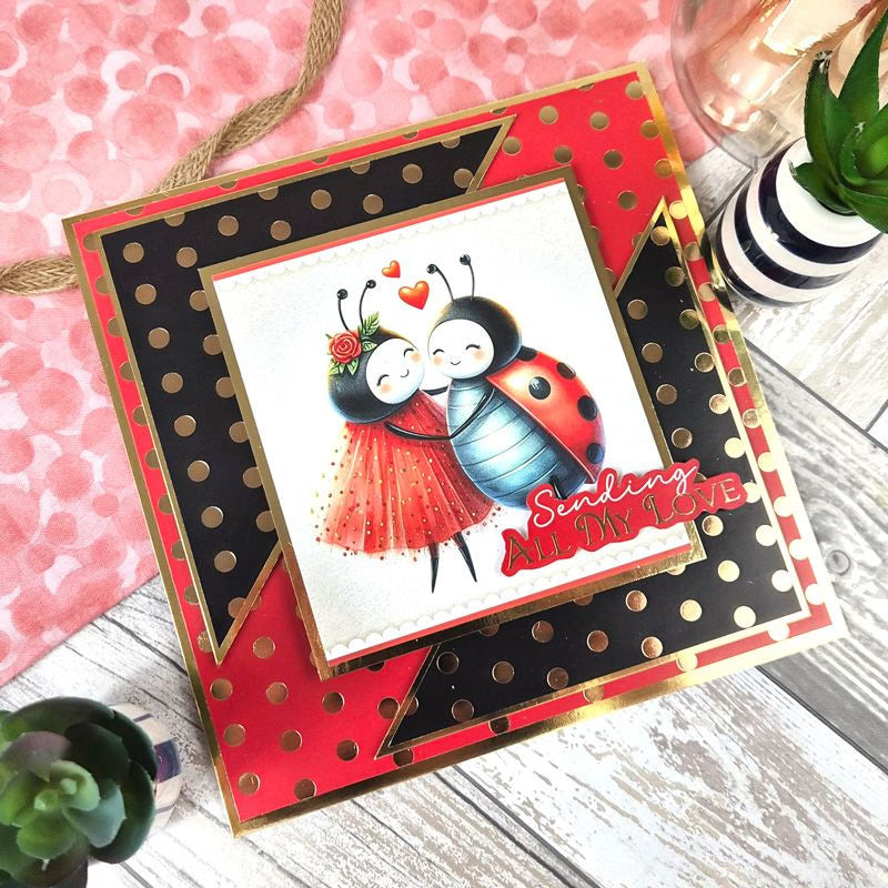 Fancy Foiled Paper Pad - Rich Gold