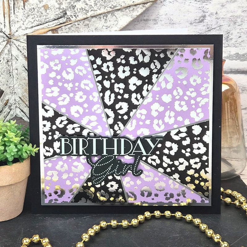 Fancy Foiled Paper Pad - Stunning Silver