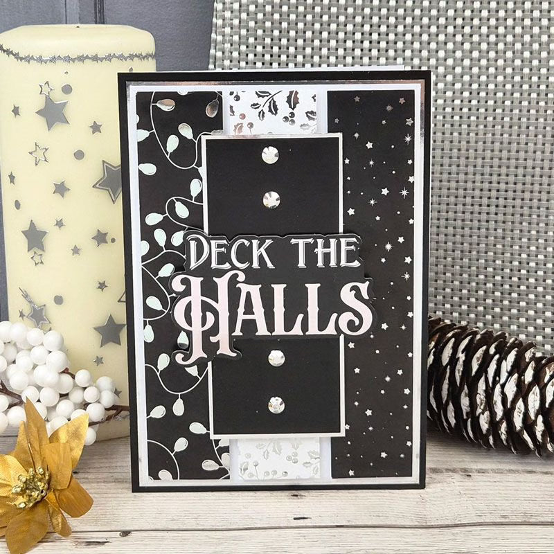 Festive Fancy Foiled Paper Pads - Stunning Silver