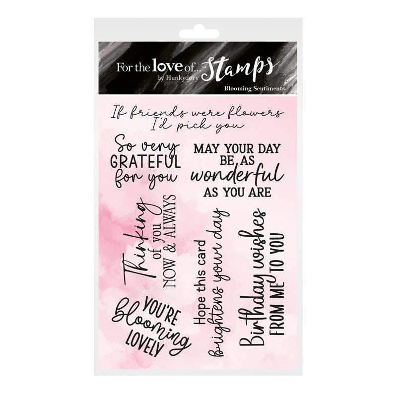 For the Love of Stamps - Blooming Sentiments