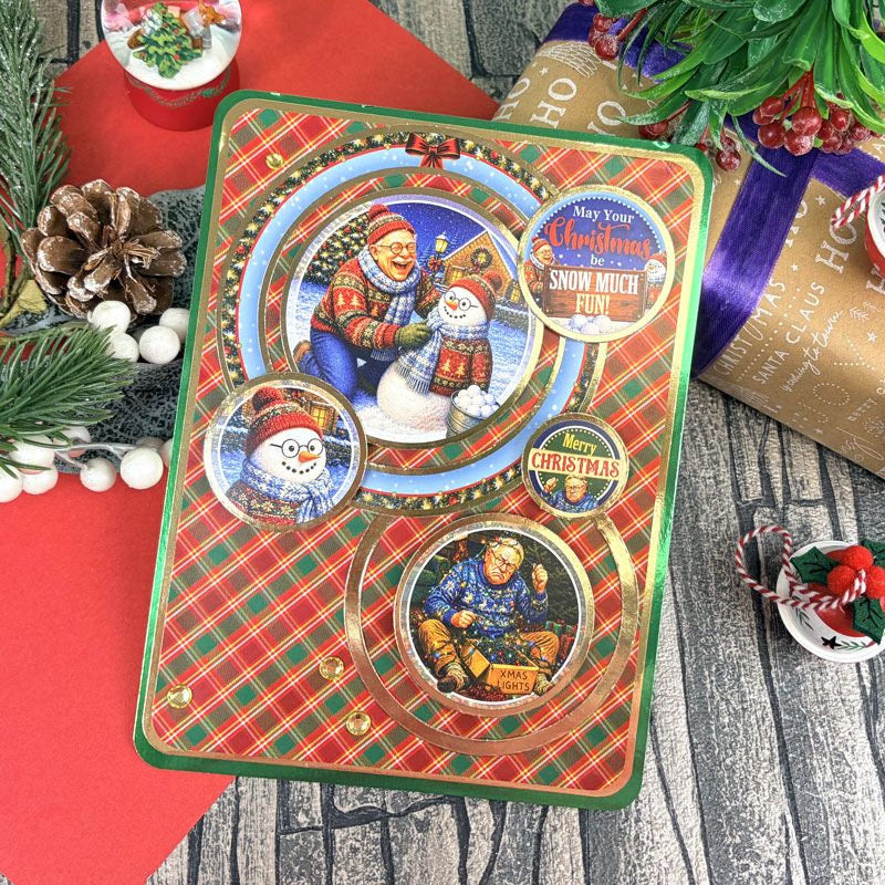 Golden Oldies - Festive Senior Moments 8" x 8" Paper Pad